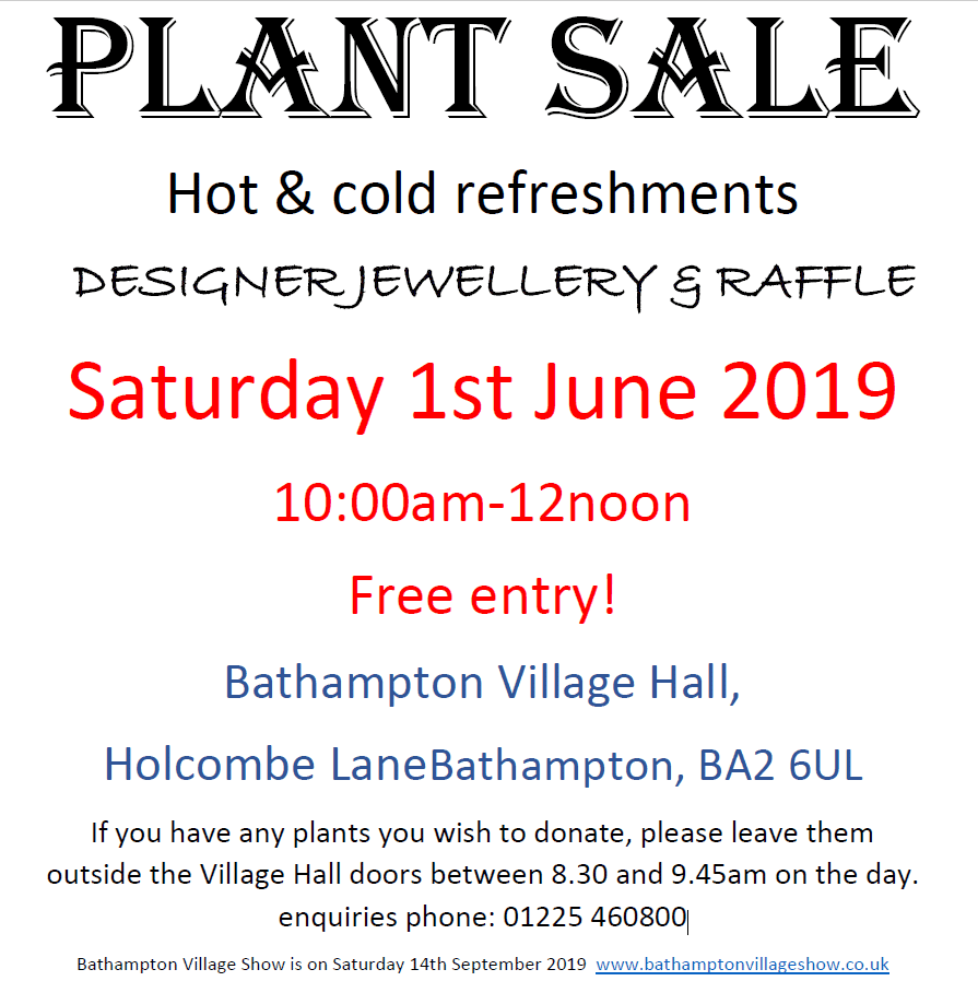 Bathampton Plant Sale